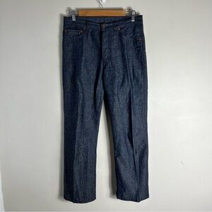 Jil Sander Blue Linen Cotton Dress Pants Size 29 Office Career